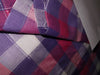 100% Cotton Lurex Plaids 58" wide multi color pinks/blues/purples [15893]