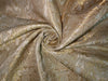 Brocade Fabric heavy king khab Ivory &amp; Gold 36" wide BRO91[3]