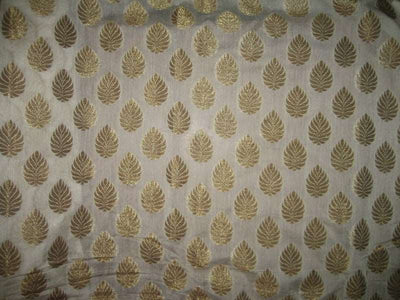100% cotton brocade with gold mettalic colour 44&quot; wide motifs