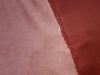 Scuba Suede Knit fabric 59&quot; wide- fashion wear rose pink and rust COLOR REVERSABLE[7827]