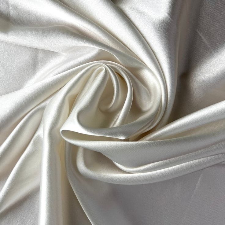 white silk dress material 1 Yard off White Silk Satin Fabric, Wedding, Bridal, Gown Wedding Dress Fabric