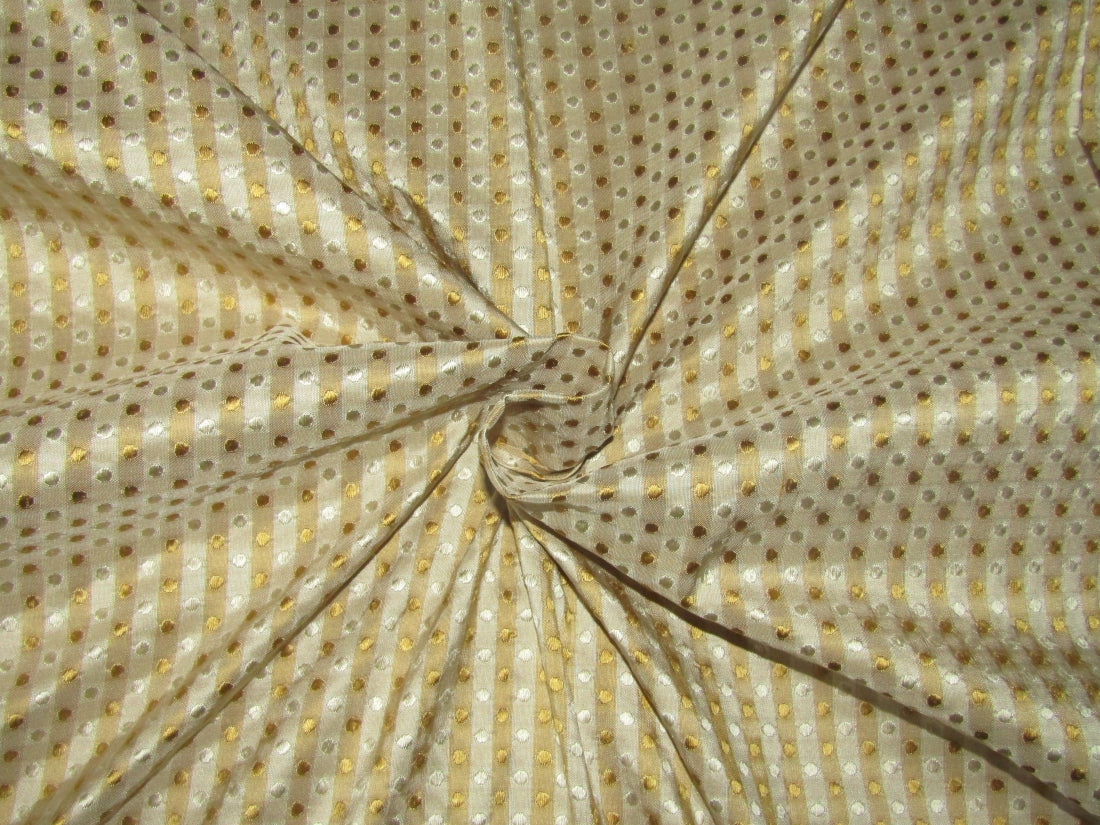 Red Gold 086 Silk Taffeta Plaids & Stripes main image 1