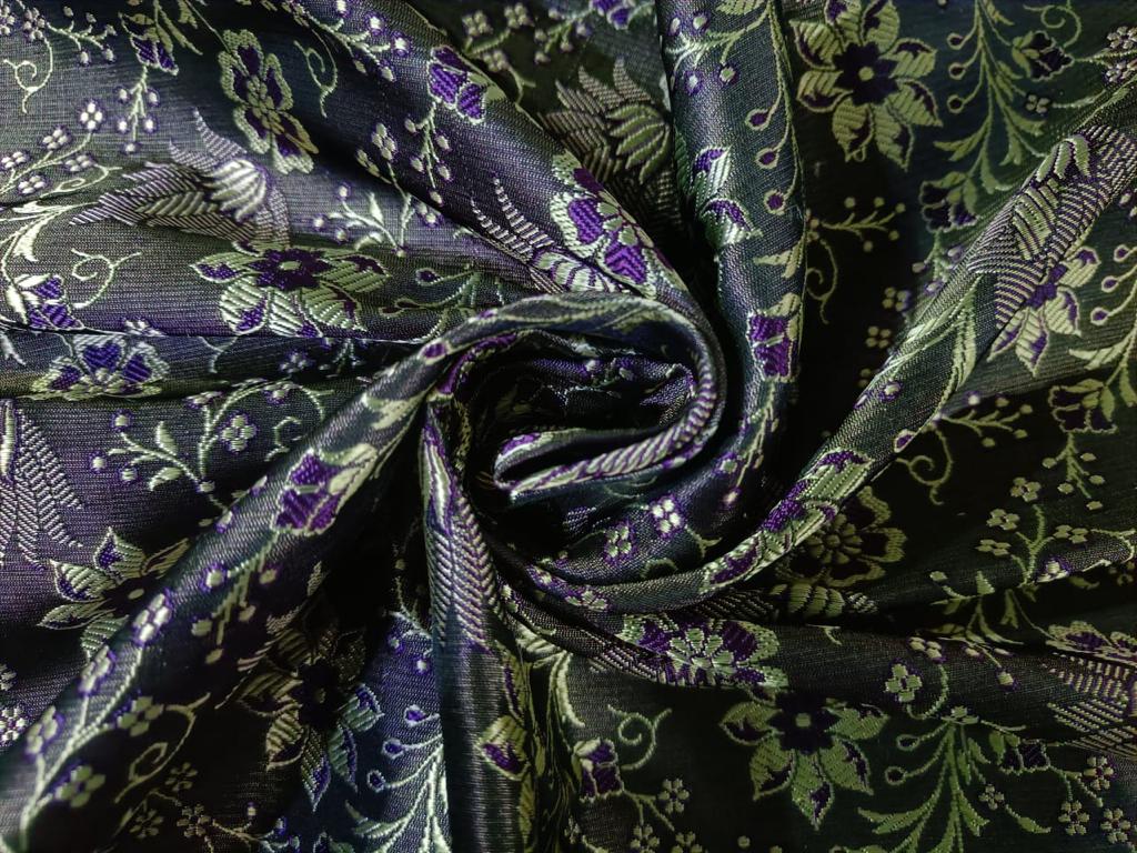 Deluxe Edition African Lace Fabric 2023 Latest purple Indian sari