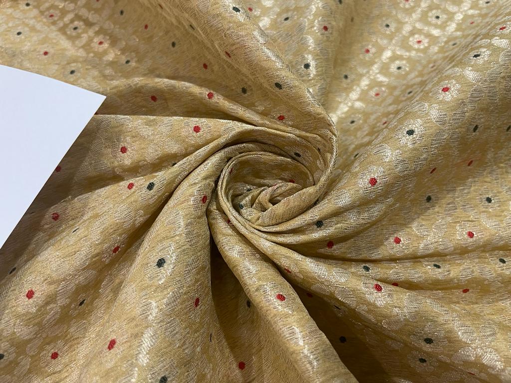 Green Glow Silk Brocade 489 Fabric main image 0