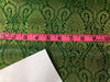 Silk Brocade fabric 44" wide green x metallic gold Jacquard BRO923[1]