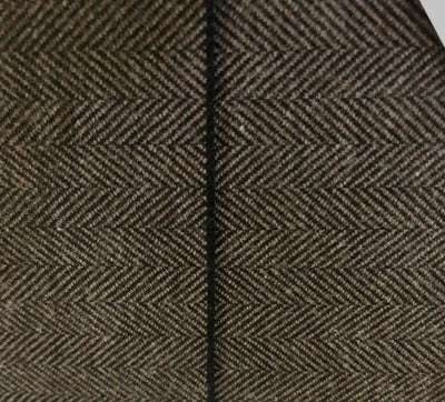 Viscose polyester blended suiting herringbone weave 58 inches wide 147 cms available in navy and brown