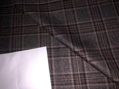 Tweed Suiting Heavy weight premium Fabric Plaids 58" wide available in 4 styles GREY/ BLACK/ GREEN PLAIDS LIGHT BROWN / DARK BROWN/ BLACK PLAIDS BLACK AND GREY PLAIDS CHARCOAL GREY/BLACK/BROWN PLAIDS[15692-15695]