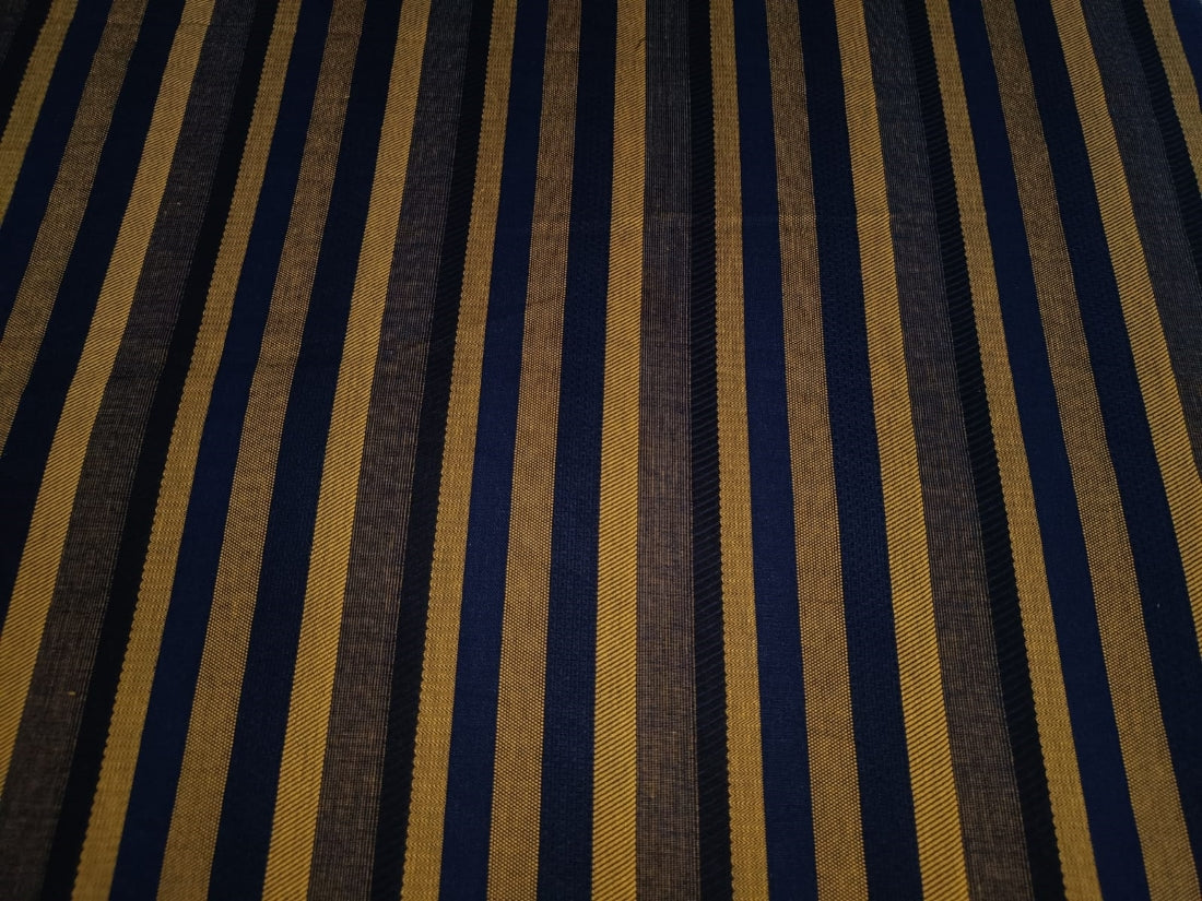 100% Cotton jacquard herringbone Fabric 58" wide available in two colors blue and mustard[13007/08]