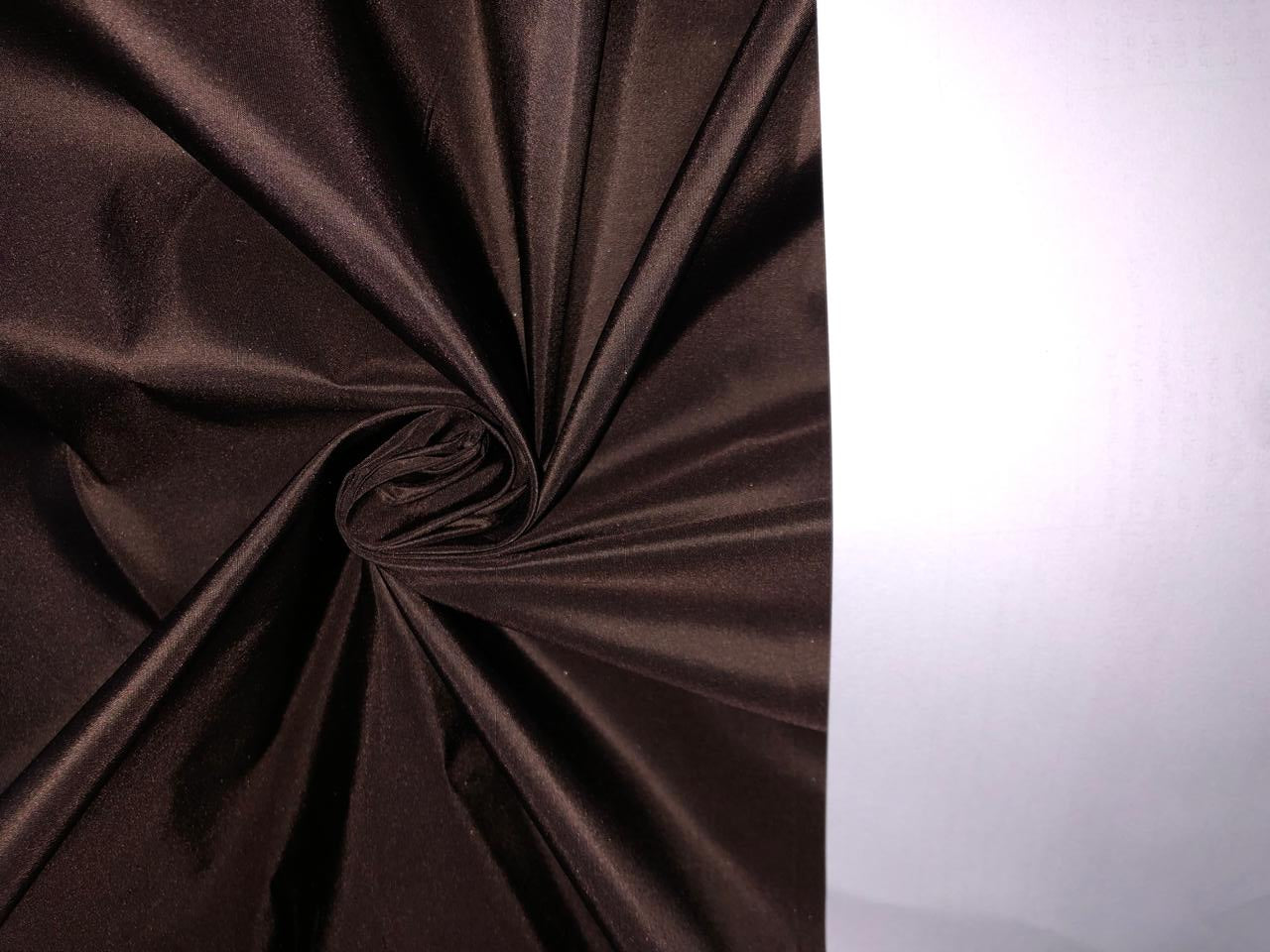 Sierra Brown Heavy Taffeta Silk Fabric main image 1