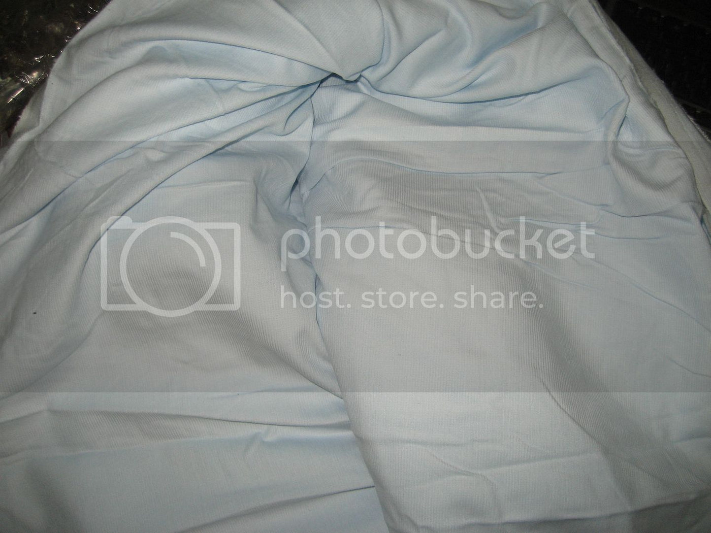 COTTON CORDUROY Fabric Light Baby Blue color