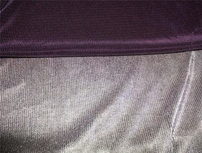 Gold & Aubergine Ombre Pleated Fabric ~ 60&quot; wide