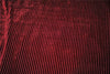 Knitted velvet stripe Maroon color Fabric ~ 60&quot; wide