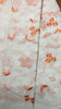 100 % Cotton organdy fabric floral peach colour embroidered single length 2.70 yards 44" wide[9223]