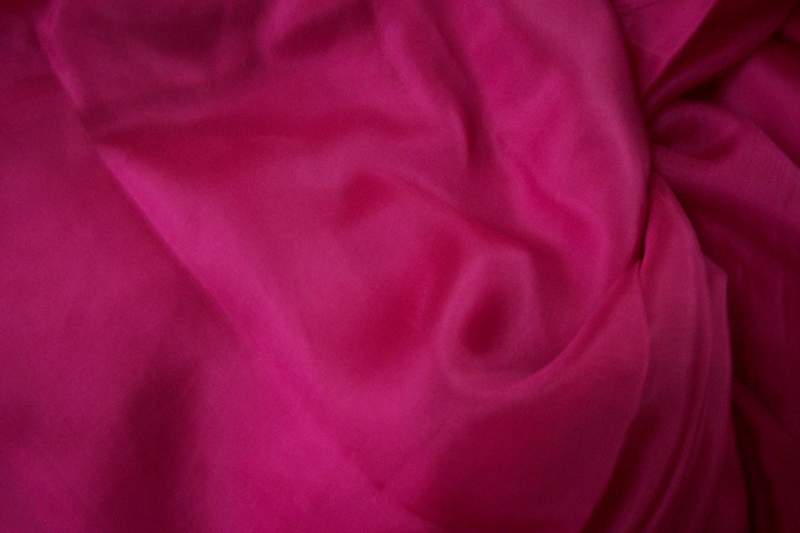 Silk fabric[fuschia colour]Nina