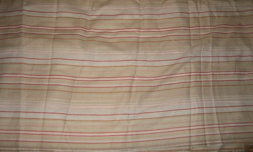 100% Chambray Linen Multi color horizontal stripe Fabric 59" wide[1036]
