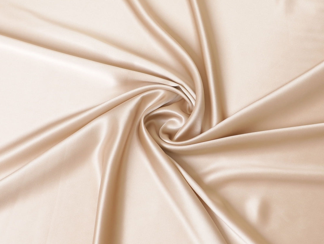 Beige viscose modal satin weave fabric ~ 44" wide.(2) Puresilks.us Beige viscose modal satin weave fabric ~ 44" wide.(2) Puresilks.us