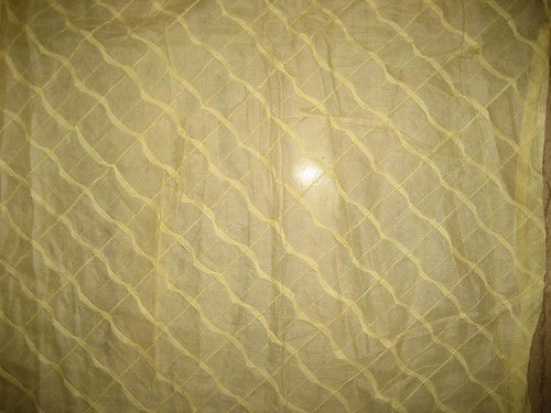 100% Cotton Organdy Mango with Pintucks Fabric 44" wide sold by the yard [1558]