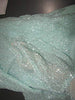Full Sequence Net Fabric MINTY BLUE SEQUENCE Color 58&quot; Wide FF33[2]