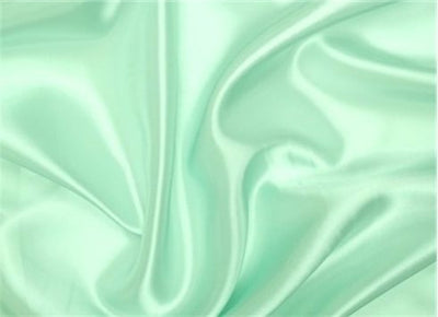 Pastel Mint Green viscose modal satin weave fabric ~ 44&quot; wide.(5)