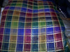 Designer Silk organza multi colour plaids 54 - The Fabric Factory