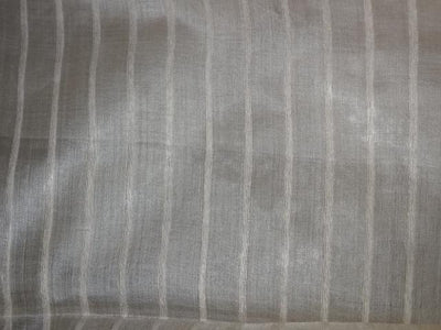 TUSSAR SILK FABRIC WITH SILK STRIPES 44&quot; WIDE [5923]