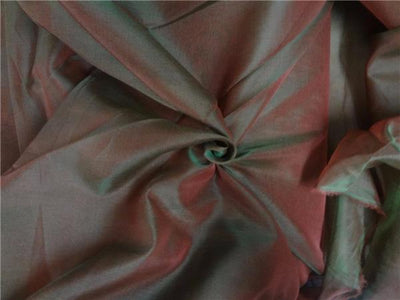 iridescent silk organza salmon x green 118&quot; inches wide