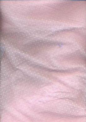 cotton organdy Flock printed ~small dots-pink colour - The Fabric Factory