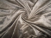 100% Cotton Velvet Ash Brown Fabric 54" wide [6325]