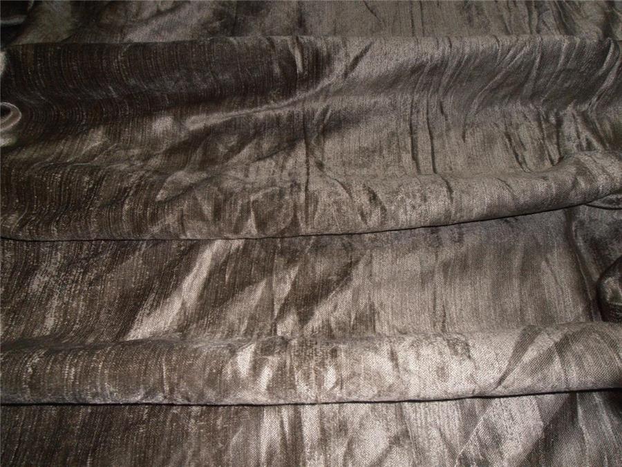 100% Cotton Velvet Ash Brown Fabric 54" wide [6325]