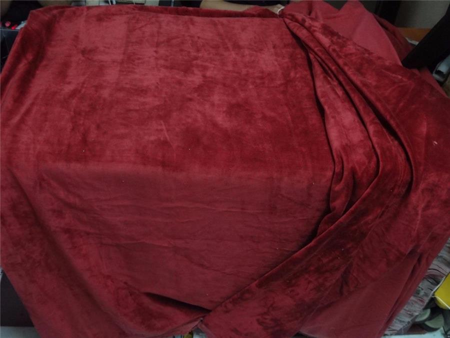 100% Cotton heavy weight Rusty Red Velvet Fabric 54" wide[6386]