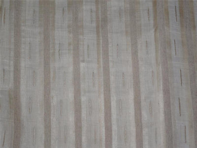TUSSAR SILK FABRIC WITH SILK STRIPES 44&quot; WIDE [6958]