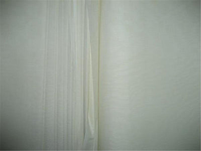 Ivory cotton organdy fabric 60&quot; medium finish