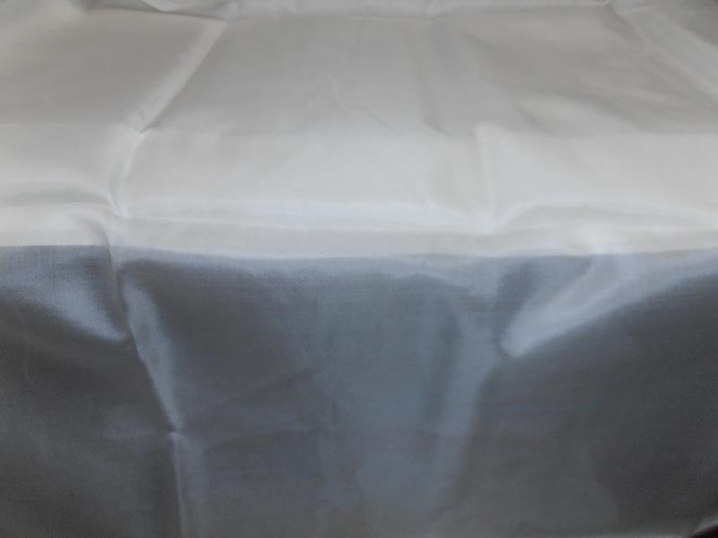4 x 4 natural{off white}silk organza fabric dyeable 44/54" wide