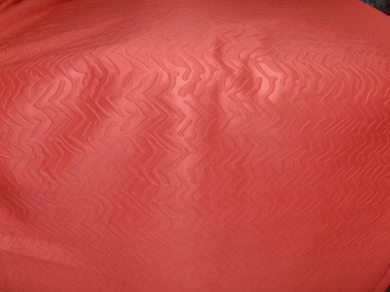 coral neoprene/ emboss scuba fabric 59&quot; wide-thick[7777]