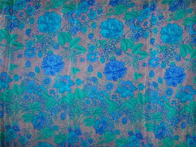 pure silk CDC crepe printed fabric 16 mm weight b2#101/1
