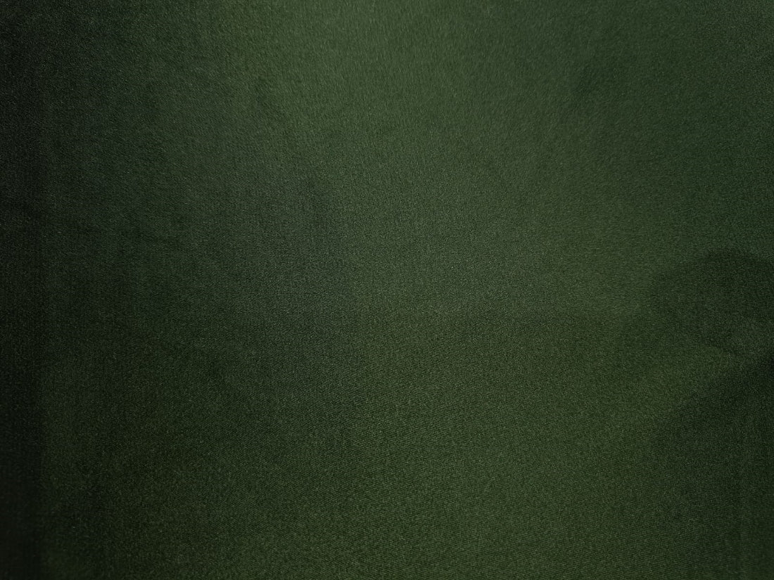 Viscose modal satin weave Bottle Green color fabric 44 wide.(66)
