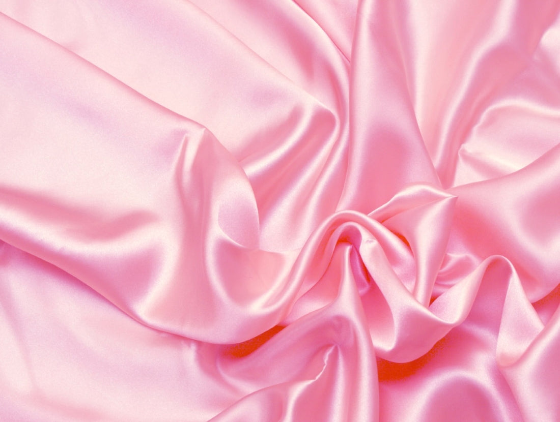 Candy Floss Pink viscose modal satin weave fabric ~ 44&quot; wide.(96)