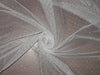 IVORY WHITE SHEER NET FABRIC WITH Gold OR Silver Embossing