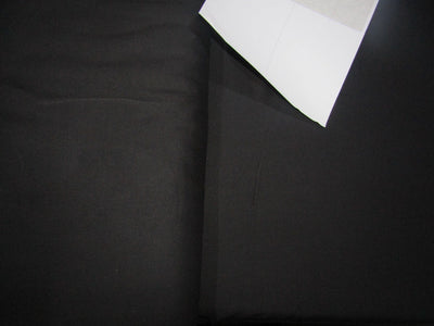 Tencel Plain Jet Black color Fabric ~ 44&quot; wide [10504]