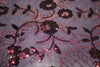 Aubergine Net Fabric with self color SEQUENCE 58&quot; Wide FF22[1]