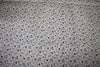 100% Linen Beautiful Ivory with Brown Floral Print Fabric 58" wide [10132]