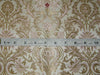 Silk Brocade KING KHAB fabric pinkish lavender ivory and metallic gold color 36" wide BRO750[3]