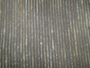 Art Tussar Silk x Gicha Navy Blue with Gold Stripes 44&quot; Wide [11145]