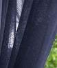 Exclusive silks~navy blue silk organza 110&quot;wide