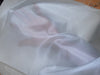 4 x 4 natural{off white}silk organza fabric dyeable 44/54" wide