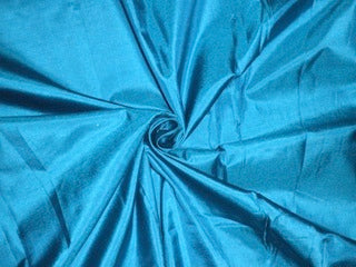 Mary Ann 50 gram plain silk fabric Blue color 44&quot;[3297]