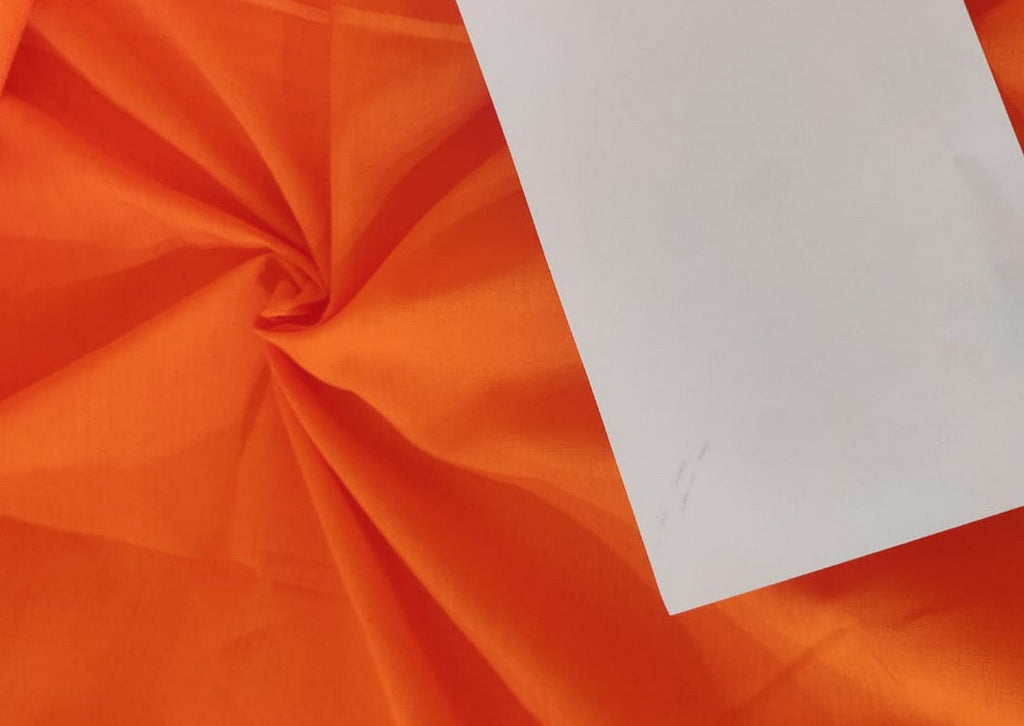 100% cotton cambric orange color 58" wide[10957]