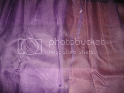 Light Purple SILK ORGANZA FABRIC 44&quot; WIDE