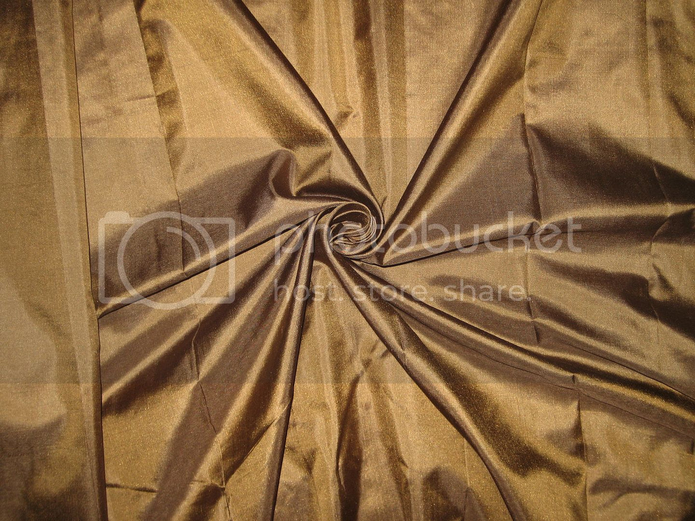 Mary Ann 50 GRAM plain silk fabric Dark Brown silk 44&quot;[3297]