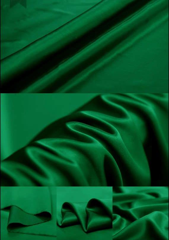 slim fit dress slacks 11 MOMME SILK HABOTAI EMERALD GREEN COLOR 44